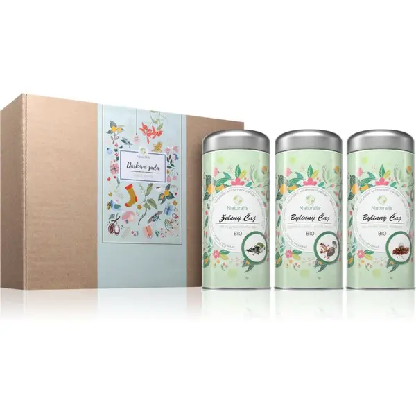 Naturalis Vánoční sada bylinných čajů Pohoda BIO dárková sada