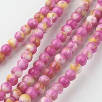 Natural Ocean White Jade Bead Strands