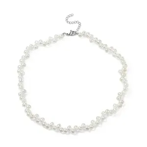 Glass Teardrop Beaded Necklaces