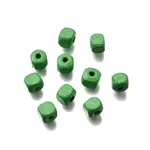 Spray Painted Wooden Beads