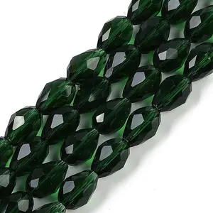 Transparent Glass Beads Strands