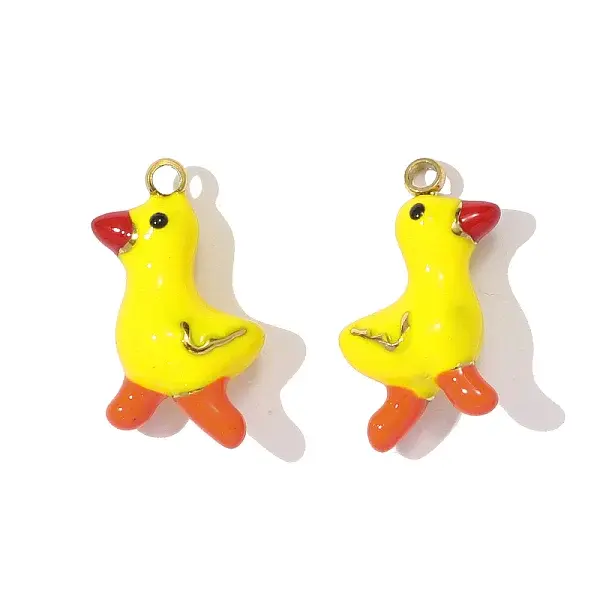 304 Stainless Steel Enamel Pendants