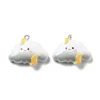 Weather Theme Opaque Resin Pendants