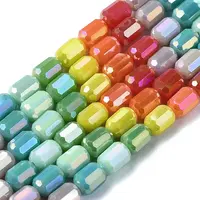 Electroplate Glass Beads Strands