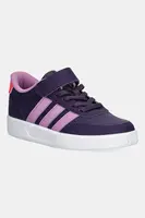 Dětské tenisky adidas BREAKNET 3.0 fialová barva, JQ3031