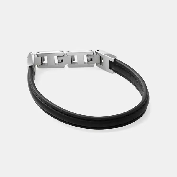 Kožený náramek Trussardi T-LEATHER pánský, TJAXZ03