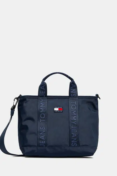 Kabelka Tommy Jeans tmavomodrá barva, AW0AW17566