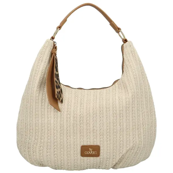 Dámská kabelka na rameno krémová - Coveri Persida