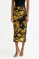 Sukně Versace Jeans Couture černá barva, midi, pouzdrová, 79HAE806 JS500