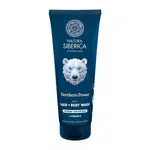 NATURA SIBERICA Arctic Wild Mycí gel 3v1 na vlasy, tělo a vousy Severní síla 200 ml
