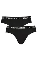 TRUSSARDI BLACK MEN'S SLIP