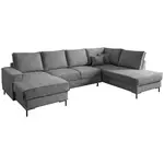 MID.YOU SEDACÍ SOUPRAVA, textil, antracitová