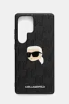 Obal na telefon Karl Lagerfeld Samsung Galaxy S25 Ultra černá barva, KLHCS25LPGKLKIPK