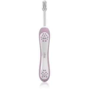 Chicco Toothbrush 6-36m zubní kartáček pro děti Lilac 1 ks