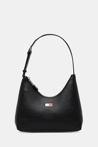 Kabelka Tommy Jeans černá barva, AW0AW17548