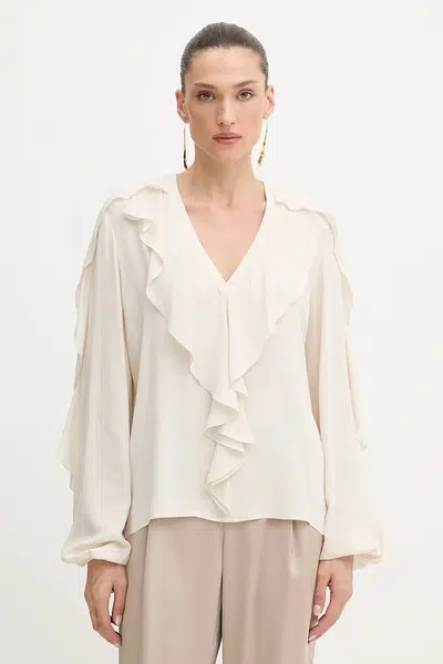 Halenka Liu Jo dámská, béžová barva, hladká, UF5238.T2578