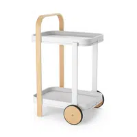 Umbra SERVÍROVACÍ VOZÍK, přírodní barvy, bílá, 44/80/50 cm
