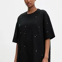 Bavlněné tričko Answear.LAB dámské, černá barva