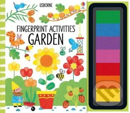 Fingerprint Activities: Garden - Fiona Watt - kniha z kategorie Omalovánky, vystřihovánky, papír
