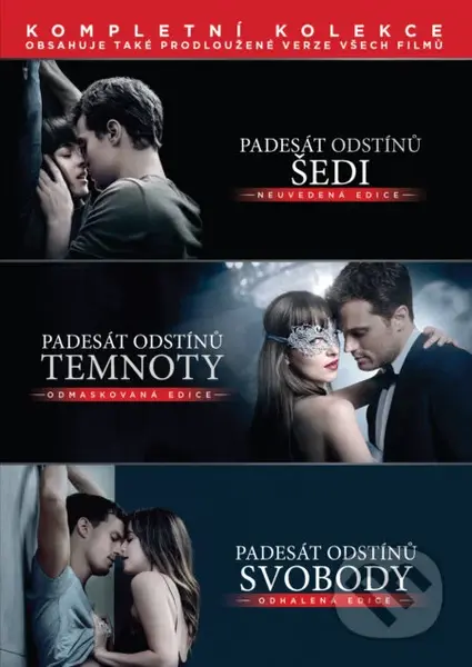 Padesát odstínů kolekce 1.-3. (3DVD) - James Foley, Sam Taylor-Johnson - film z kategorie Dramata