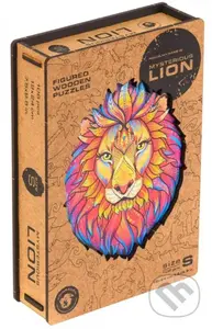 Lev S (Unidragon drevené puzzle) - puzzle z kategorie Zvířata