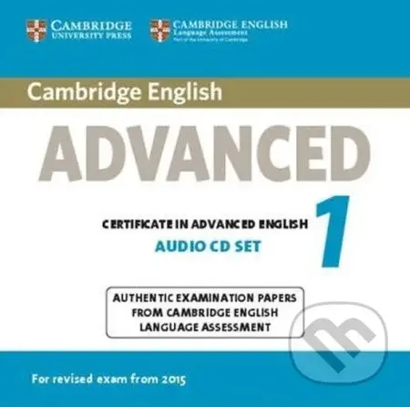 Cambridge English Advanced 1 for Revised Exam from 2015 Audio CDs (2) - kniha z kategorie Jazykové učebnice a slovníky