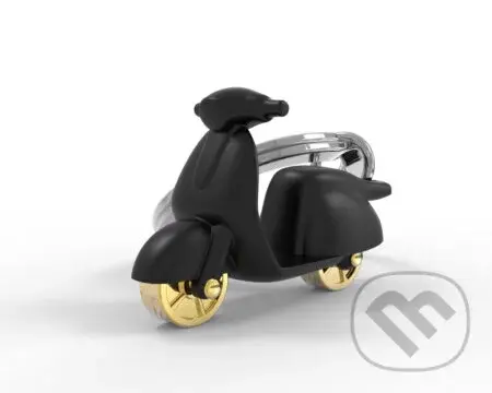 Kľúčenka - Skúter - čierny