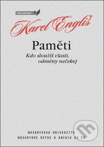 Paměti (Kdo sloužíš vlasti, odměny nečekej) - Karel Engliš - kniha z kategorie Vysoké školy