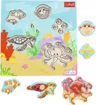 Dřevěná vkládačka Pod vodou - puzzle z kategorie Maxi dílky