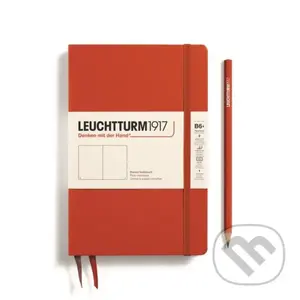 Leuchtturm1917 Zápisník Fox Red Paperback B6+ čistý