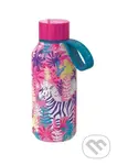 Quokka Nerezová termoláhev Solid Kids s poutkem: Zebras 330ml