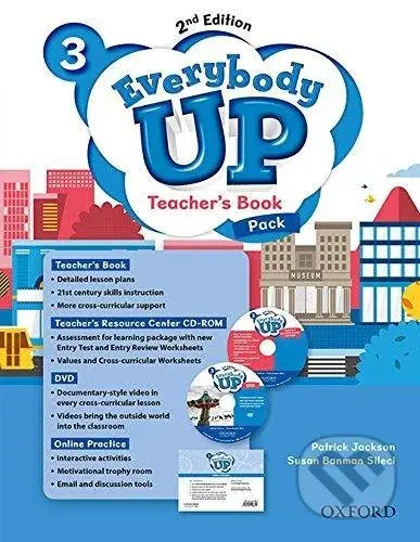 Everybody Up 3: Teacher´s Book Pack with DVD, Online Practice and Teacher´s Resource Center CD-ROM, 2nd - kniha z kategorie Jazykové učebnice a…