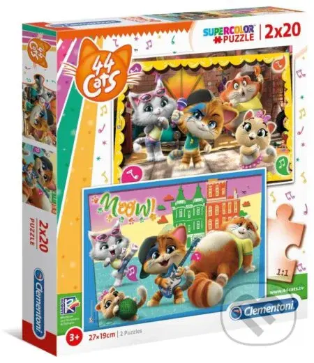 44 Cats - puzzle z kategorie 15 - 60 dílků