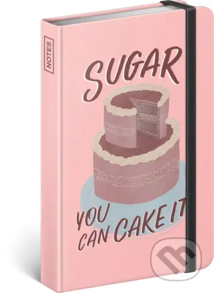 Notes Sugar (linkovaný s gumičkou na uzavření) - Studio Tabletters