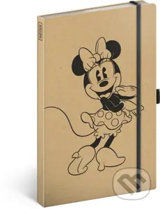 Notes Minnie Craft (linkovaný s gumičkou na uzavření)