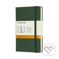 Moleskine - zelený zápisník (pocket, linajkovaný)