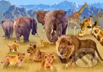 Savannah Animals - puzzle z kategorie Umělecké