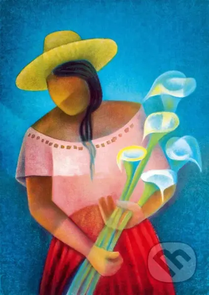 Louis Toffoli - La Femme aux Arums, 1985 - puzzle z kategorie Umělecké