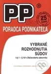 Vybrané rozhodnutia súdov - kniha z kategorie Právo