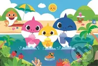 Baby Shark s rodinou na dovolené (60 dílků) - puzzle z kategorie 15 - 60 dílků