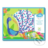 Malé bodky 2 (Maľovanie obrázkov s farbami v tube s penovým hrotom)