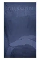 TRUSSARDI JEANS MEN&#39;S BEACH TOWEL BLUE