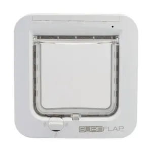 Dvířka SureFlap s mikročipem pro kočky - Bílá | P6483