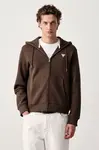 Guess Jeans  mikina s kapucňou pánska s bavlnou