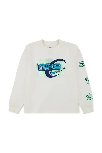 Nike  tričko s dlhým rukávom detské s bavlnou