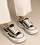 Gemre Black women's high-soled sneakers Kallara