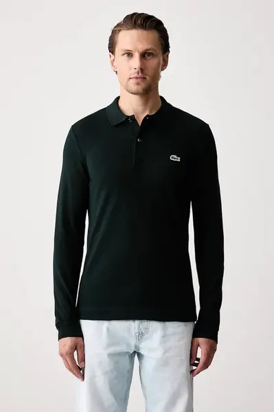 Lacoste  tričko s dlouhým rukávem pánské bavlněné