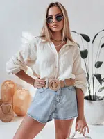 Spodenki damskie jeansowe HOT LIGHT niebieskie Dstreet