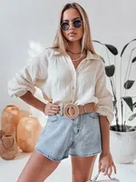Spodenki damskie jeansowe HOT LIGHT niebieskie Dstreet