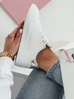 Sneakersy damskie SHINMOVE srebrne Dstreet